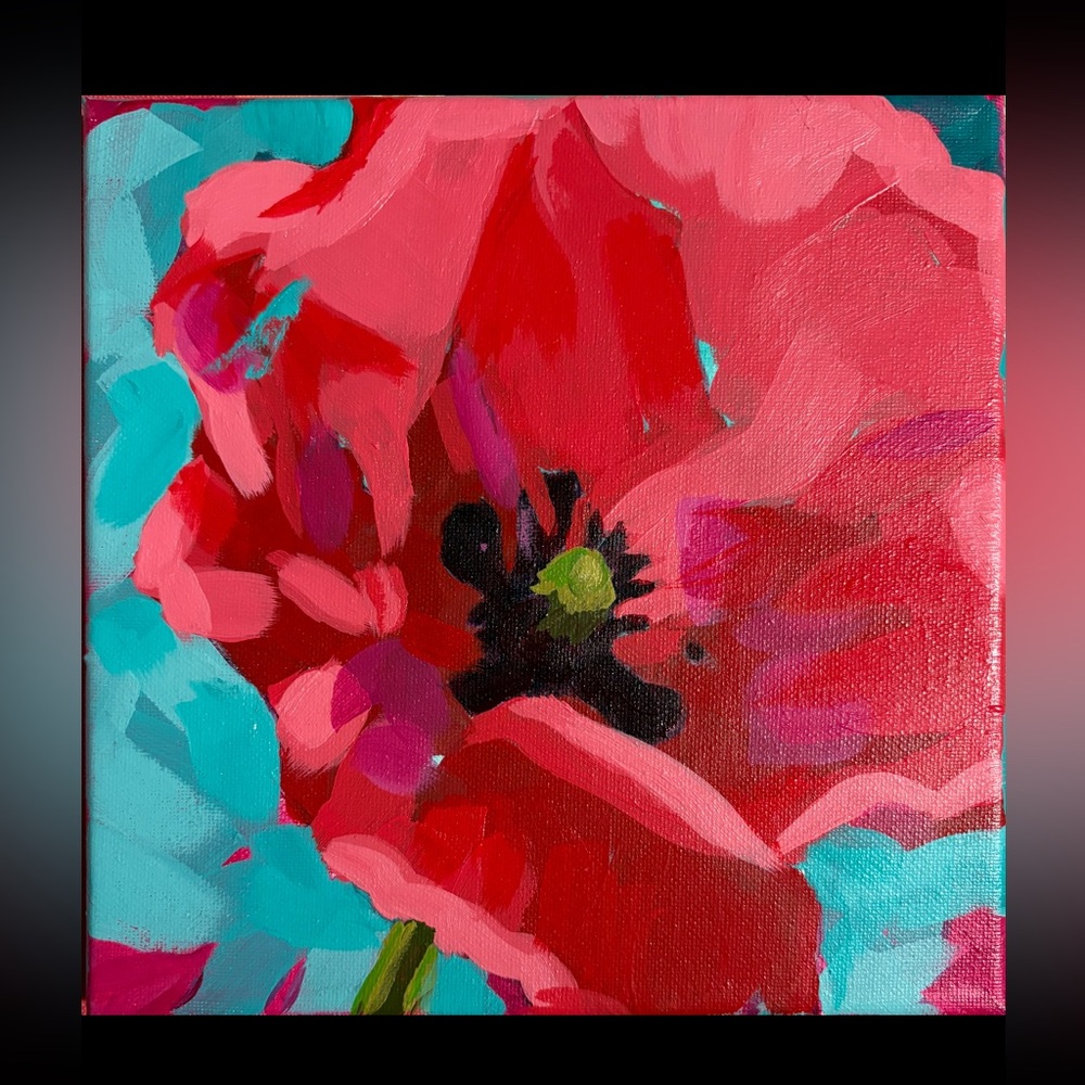 Canvas Art Poppy